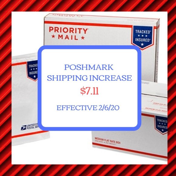 Poshmark Shipping Increase - Picture 1 of 1